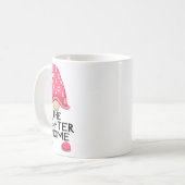 Fighter Gnome - Borstkanker Bewustzijn Gnome Cost Koffiemok (Voorkant links)
