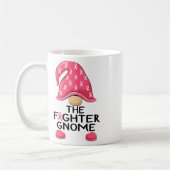 Fighter Gnome - Borstkanker Bewustzijn Gnome Cost Koffiemok (Links)