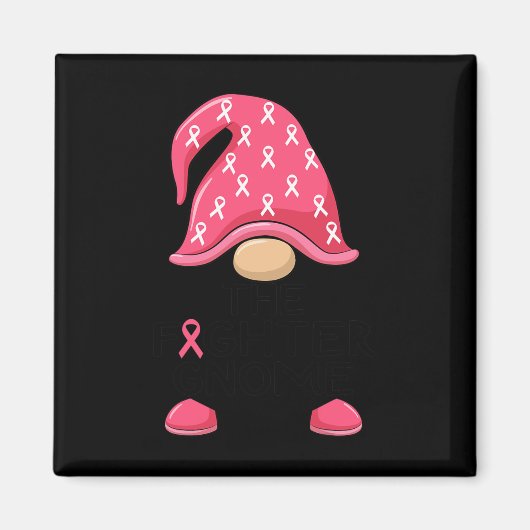 Fighter Gnome - Borstkanker Bewustzijn Gnome Cost Magneet (Voorkant)