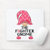 Fighter Gnome - Borstkanker Bewustzijn Gnome Cost Muismat (Met muis)