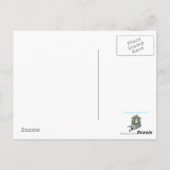 Fighter Hip hopdanser Briefkaart (Achterkant)