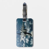 Fighter Jet Bagagelabel (Achterkant verticaal)