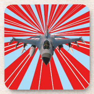 Fighter Jet Bier Onderzetter