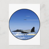 Fighter Jet Briefkaart (Voorkant)