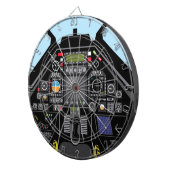 Fighter Jet Cockpit Dartbord (Voorkant Rechts)