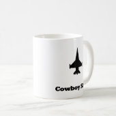 Fighter Jet Cowboy stijl Koffiemok (Voorkant rechts)