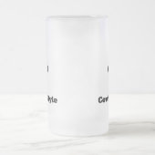 Fighter Jet Cowboy stijl Matglas Bierpul (Center)