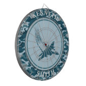 Fighter Jet en Camo Dart Board Dartbord (Voorkant Links)