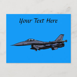 Fighter Jet Flying Briefkaart