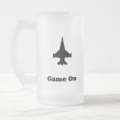 Fighter Jet Game aan Matglas Bierpul (Links)