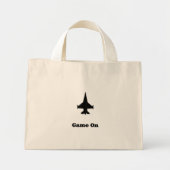 Fighter Jet Game aan Mini Tote Bag (Voorkant)