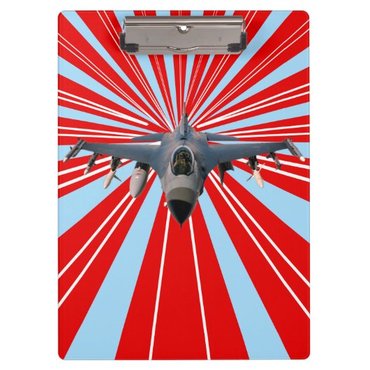 Fighter Jet Klembord (Voorkant)