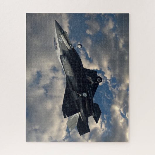 Fighter Jet Legpuzzel (Verticaal)