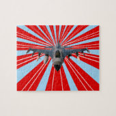 Fighter Jet Legpuzzel (Horizontaal)