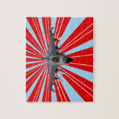 Fighter Jet Legpuzzel (Verticaal)