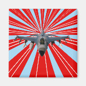 Fighter Jet Magneet (Voorkant)