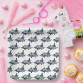 Fighter Jet Military Vliegtuig Verjaardagspapier B Papieren Bordje (Feest)