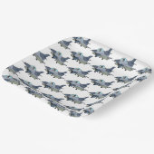 Fighter Jet Military Vliegtuig Verjaardagspapier B Papieren Bordje (Gebogen)