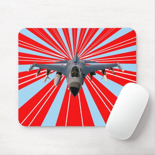 Fighter Jet Muismat (Met muis)