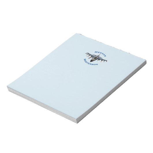 Fighter Jet Notitieblok (Linkerzijde)