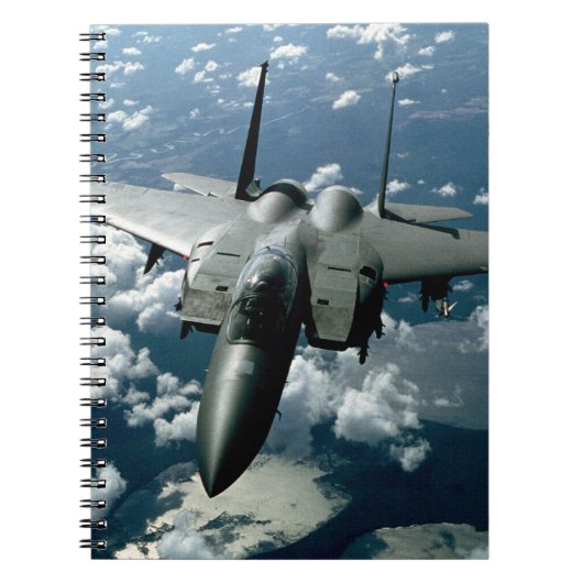 Fighter Jet Notitieboek (Voorkant)
