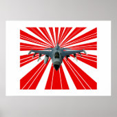 Fighter Jet Poster (Voorkant)