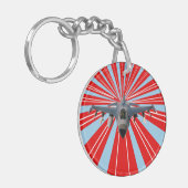 Fighter Jet Sleutelhanger (Voorkant Links)