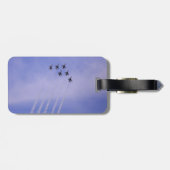 Fighter Jet Soaring Bagagelabel (Achterkant horizontaal)