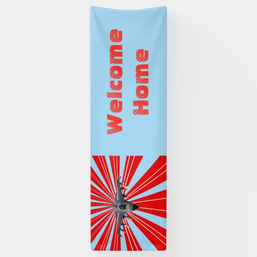 Fighter Jet Spandoek (Verticaal)