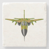 FIGHTER JET STENEN ONDERZETTER (Voorkant)
