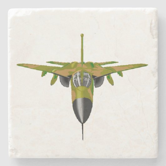 FIGHTER JET STENEN ONDERZETTER (Voorkant)