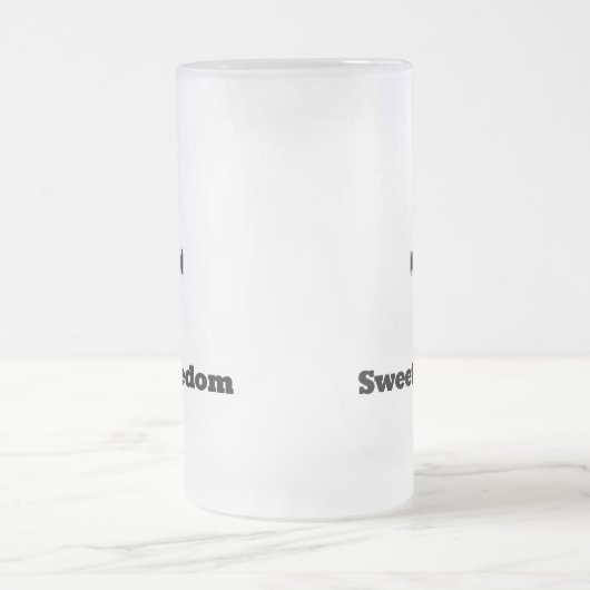 Fighter Jet Sweet Freedom Matglas Bierpul (Center)