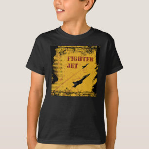 Fighter Jet T-Shirt (zwart)