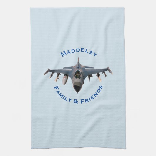 Fighter Jet Theedoek (Verticaal)