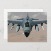 Fighter Jet Vliegtuig Briefkaart (Voorkant / Achterkant)