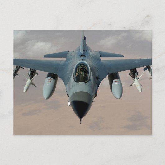 Fighter Jet Vliegtuig Briefkaart (Voorkant)