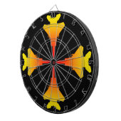 Fighter Jets Metal Cage Black Dartboard Dartbord (Voorkant Rechts)