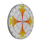Fighter Jets Metal Cage Dartboard Dartbord (Voorkant Links)