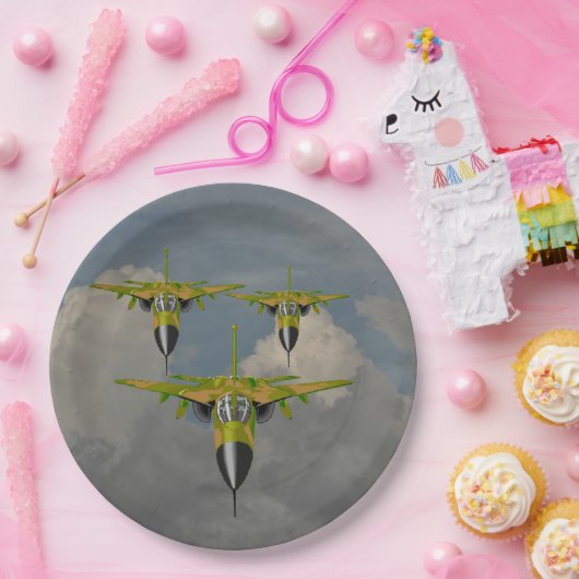 FIGHTER JETS PAPIEREN BORDJE (Feest)