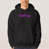 Fighter Lupus  Awareness Day Hoodie (Voorkant)