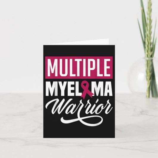 Fighter Multiple Myeloma Warrior Multiple Myeloma Kaart (Voorkant)