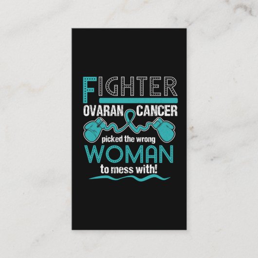 Fighter OVARIAN CANCER koos de verkeerde vrouw uit Visitekaartje (Voorkant)