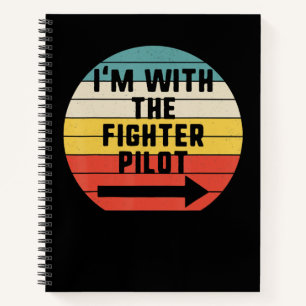 Fighter Pilot Halloween Matching Couple Gift Notitieboek