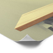 Fighter Pilot Helmet and Gloves on Table Poster (Hoek)