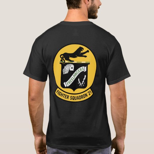 Fighter Squadron 21 VF-21 T-shirt (Achterkant)