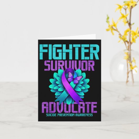 Fighter Survivor Advocate Kaart (Gele Bloem)