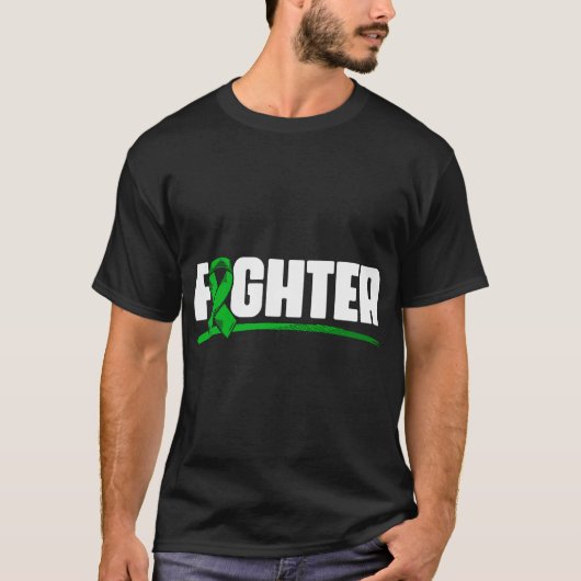 Fighter Traumatic Brain Injury Surgery Support TBI T-shirt (Voorkant)