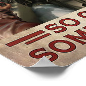 Fighter Vliegtuig Alles zal je doden Poster (Hoek)