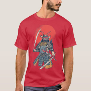 Fighter Warrior Armor Japans Samurai T-shirt