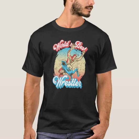 Fighter World's Best Wrestler T-shirt (Voorkant)